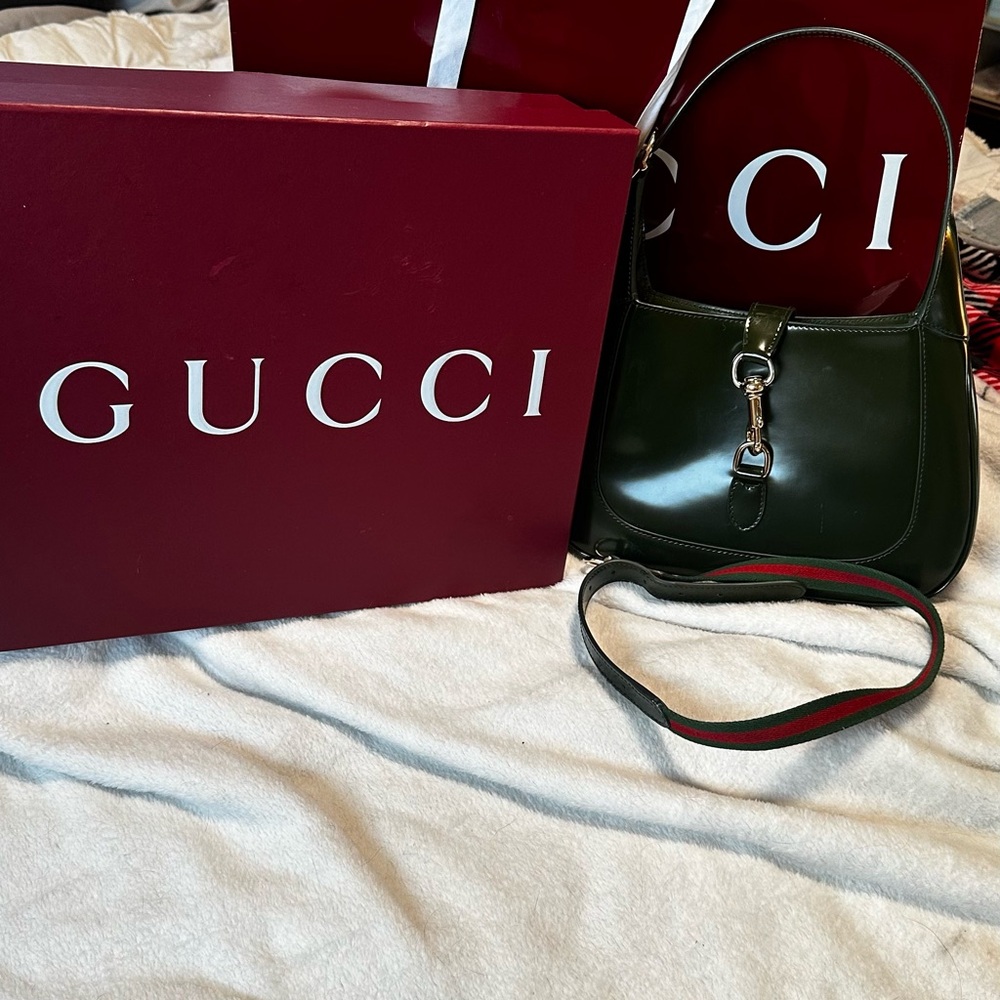 Gucci Jackie 1961 Small Shoulder Bag Hunter Green